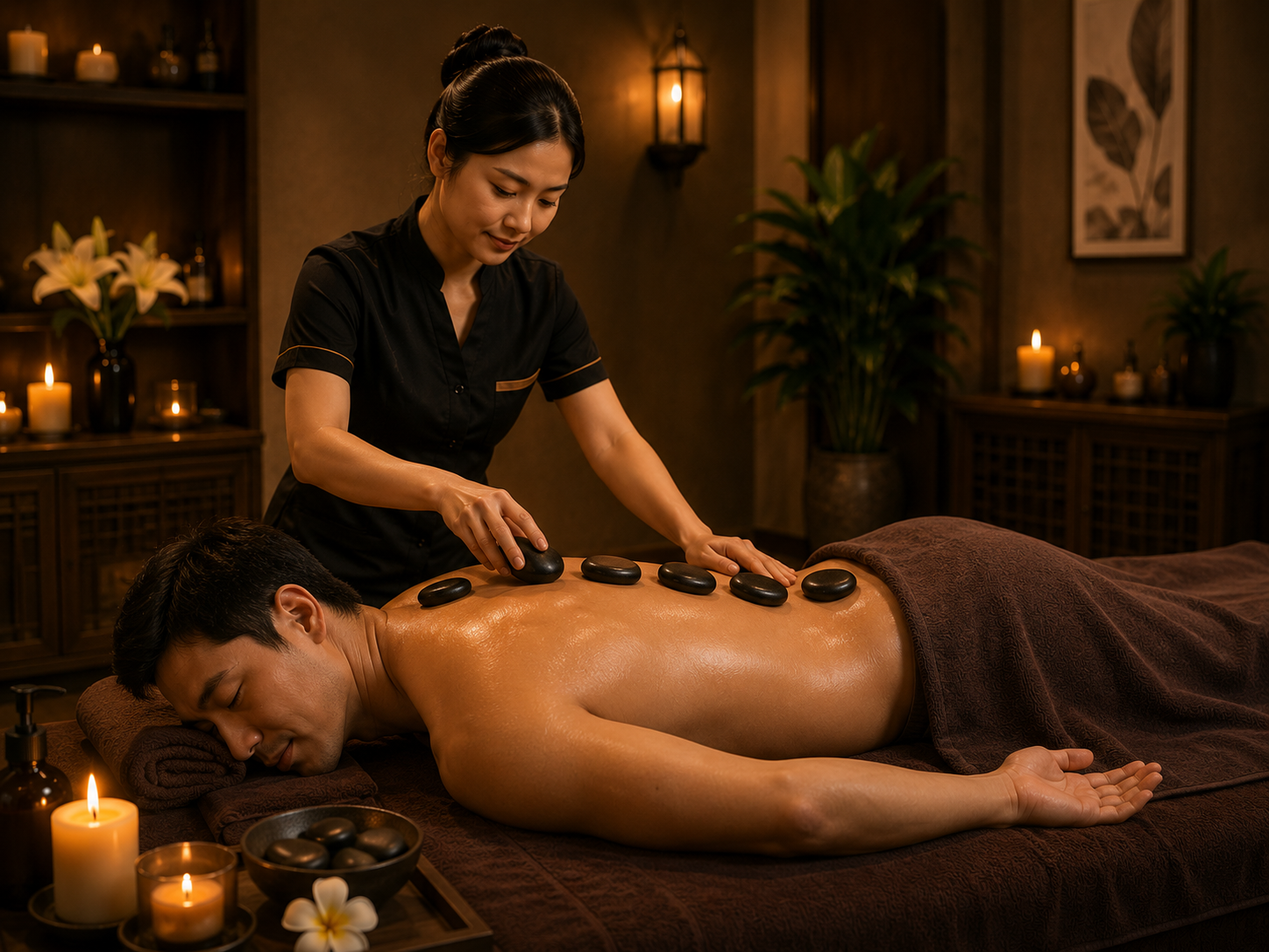 hot stone massage