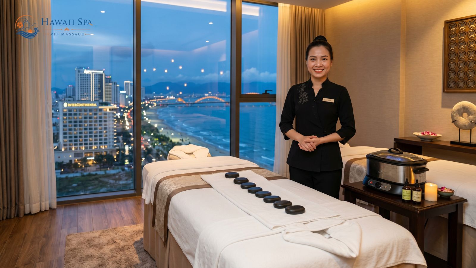 vip hot stone massage