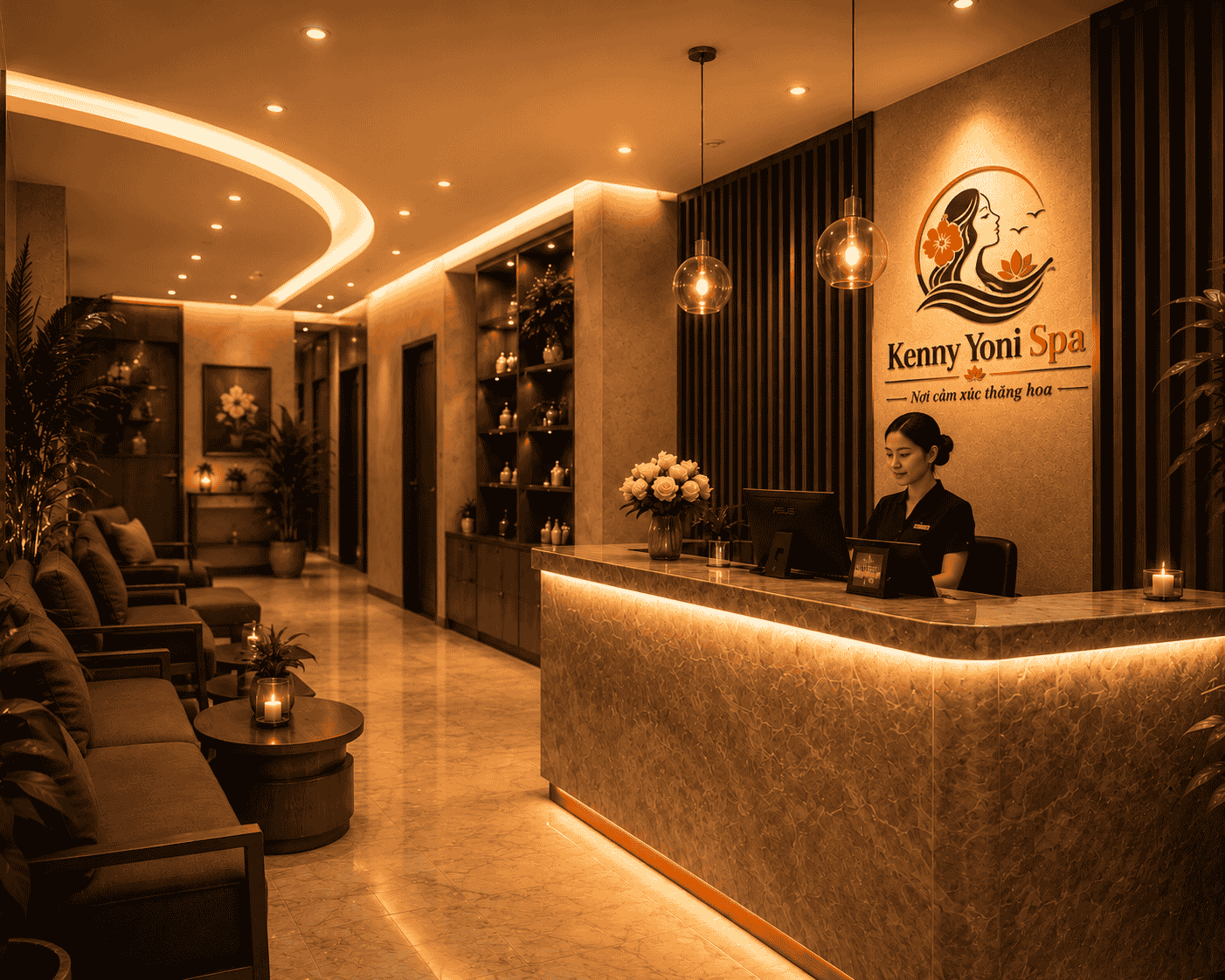 Lễ tân Kenny Yoni Spa